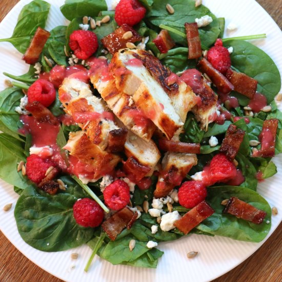 Raspberry Grilled Chicken Salad