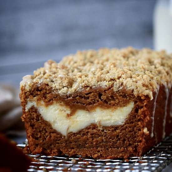 Pumpkin Cheesecake Bread