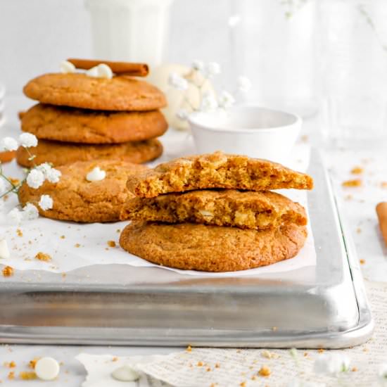 Pumpkin Snickerdoodle Cookies