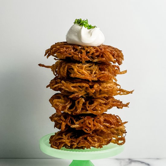 potato latkes