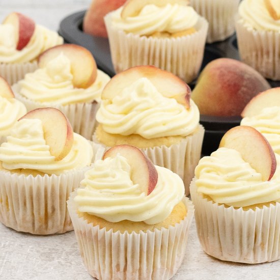 Peach Cupcakes