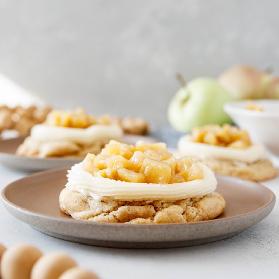 Iced Apple Cookies