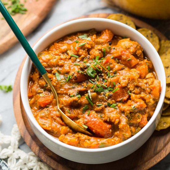 Low FODMAP Chili with Pumpkin