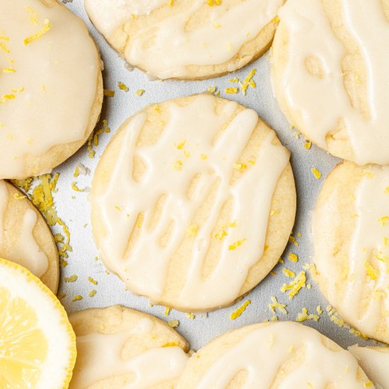 Lemon Shortbread Cookies