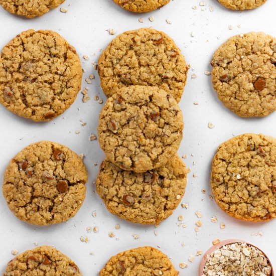 Almond Flour Oatmeal Cookies