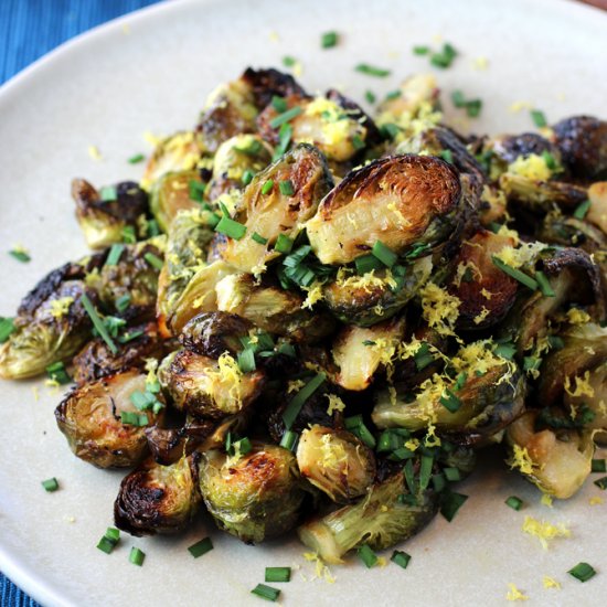 Shio Koji roasted Brussels Sprouts