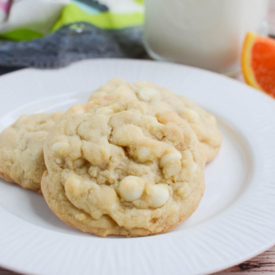 White Chocolate Orange Cookies