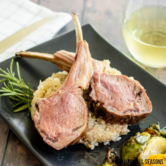 Smoked Rack of Lamb