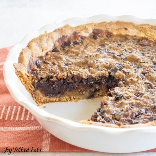 Low Carb Chocolate Pecan Pie