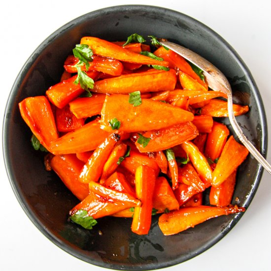 Brown Sugar Roasted Carrots