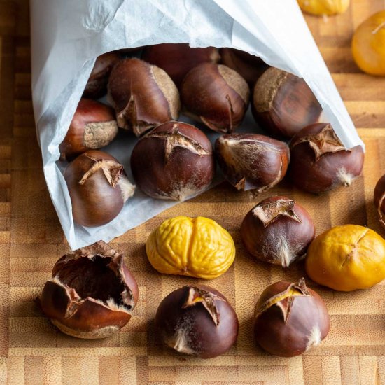 Air Fryer Roasted Chestnuts