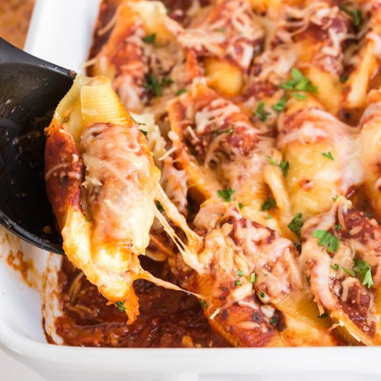 Classic Cheese Stuffed Shells Recip