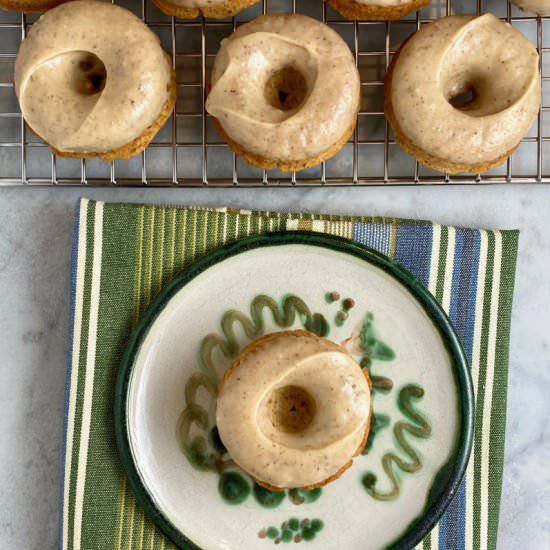 Baked Banana Doughnuts