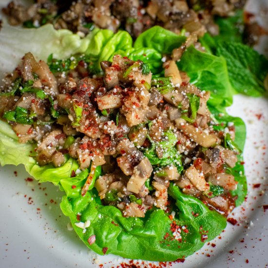 Mushroom Larb