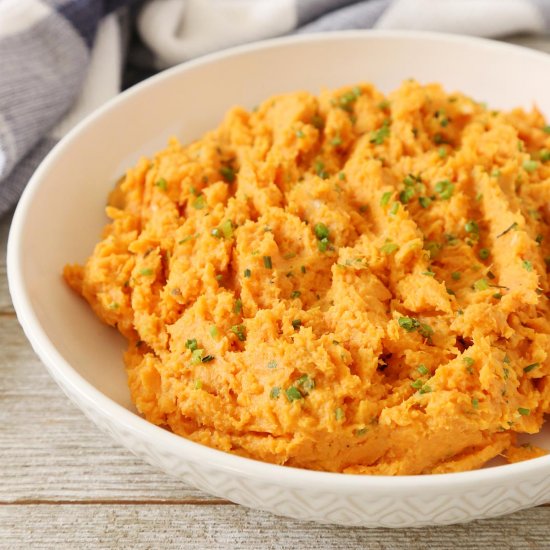 Savory Mashed Sweet Potatoes