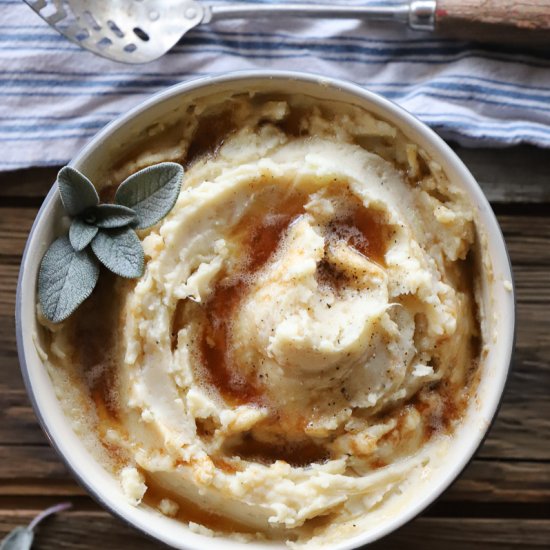 Browned Butter Mashed Potatoes