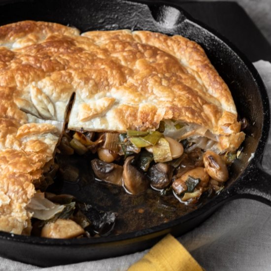 Mushroom-Leek Pie