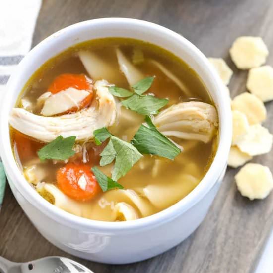 Homemade Chicken Noodle Soup