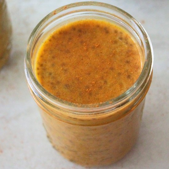 Pumpkin chia smoothie & Pudding