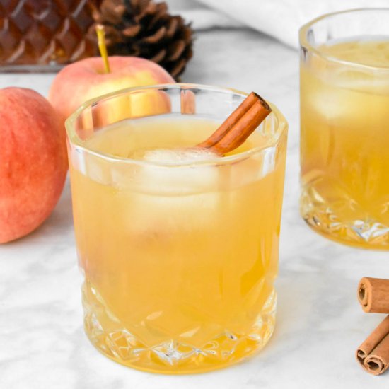 Apple Cider Whiskey Sour