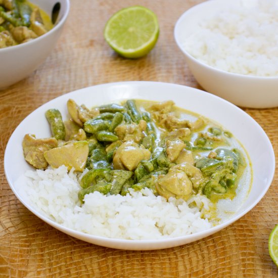 Thai green curry