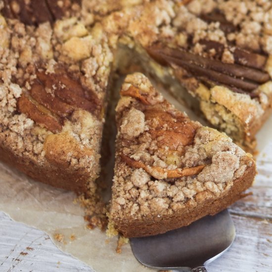 Brown Butter Pear Crumble