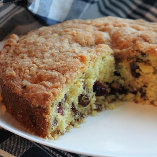 Cranberry-Walnut Coffee Cake