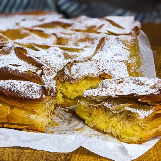 Greek Custard Pie With Pumpkin