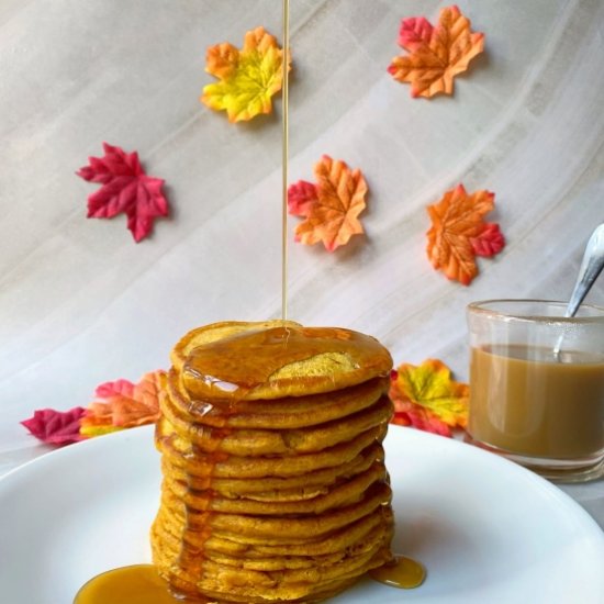 Pumpkin Pancakes with Cinnamon