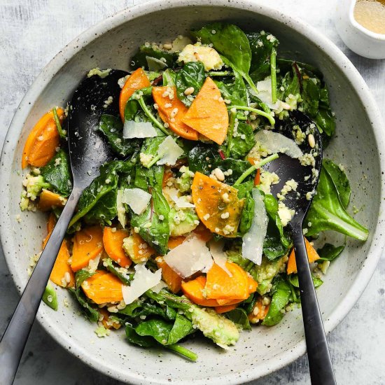 Persimmon & Avocado Salad