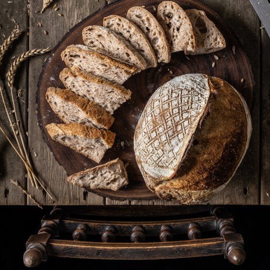 40% Whole Wheat Sourdough Bread