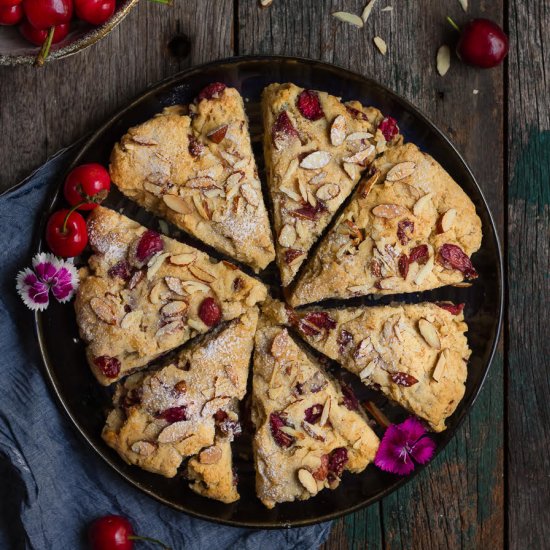 Cherry Almond Scones