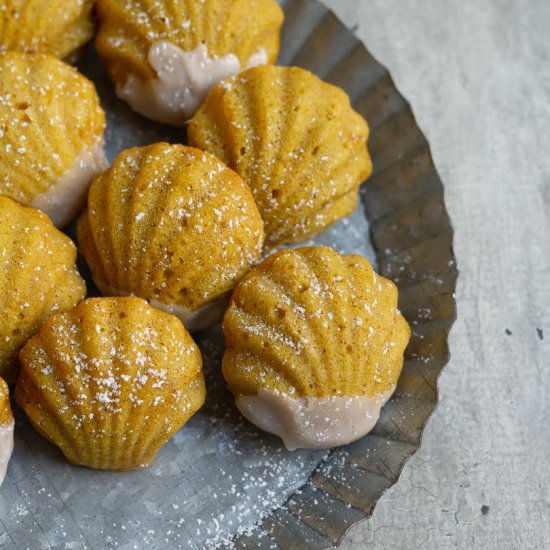 Pumpkin Oats Madeleines