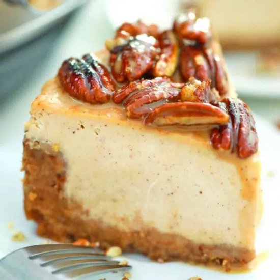 Instant Pot Pecan Cheesecake