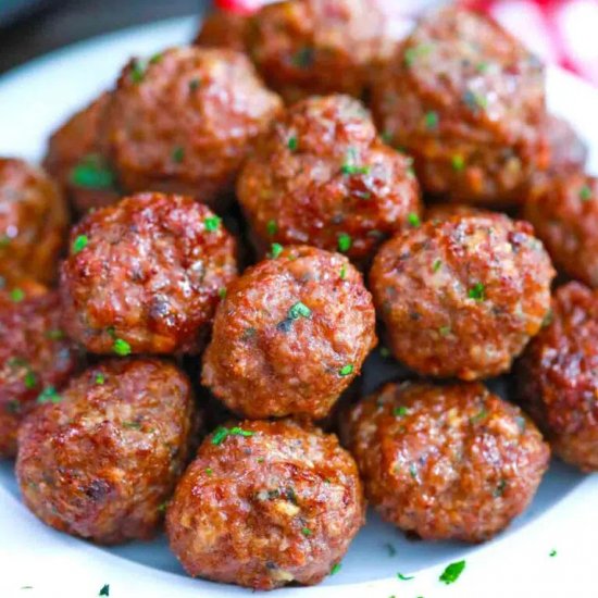 Air Fryer Turkey Meatballs