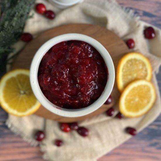 Five Minute Cranberry Sauce