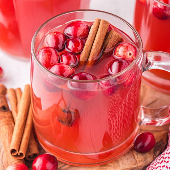 Hot Cranberry Apple Cider