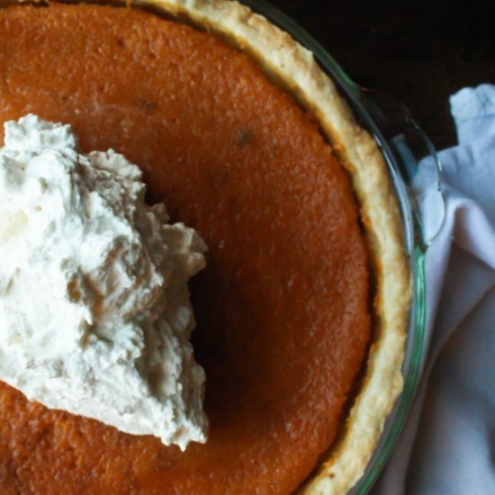 Bourbon Sweet Potato Pie