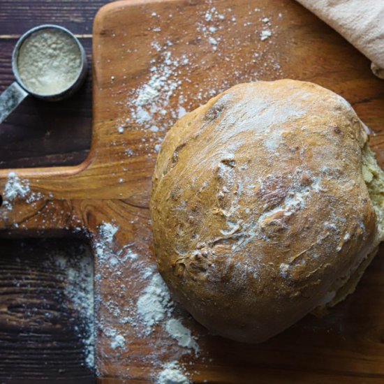 The Easiest Rustic Artisan Loaf