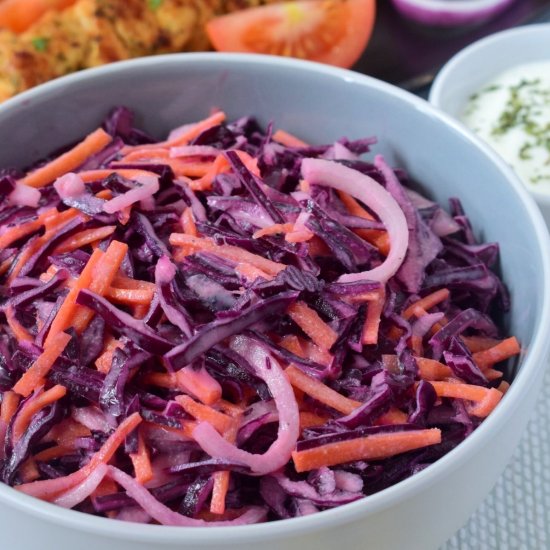 Tahini coleslaw