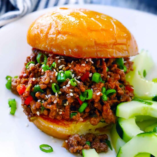 Korean BBQ Sloppy Joes