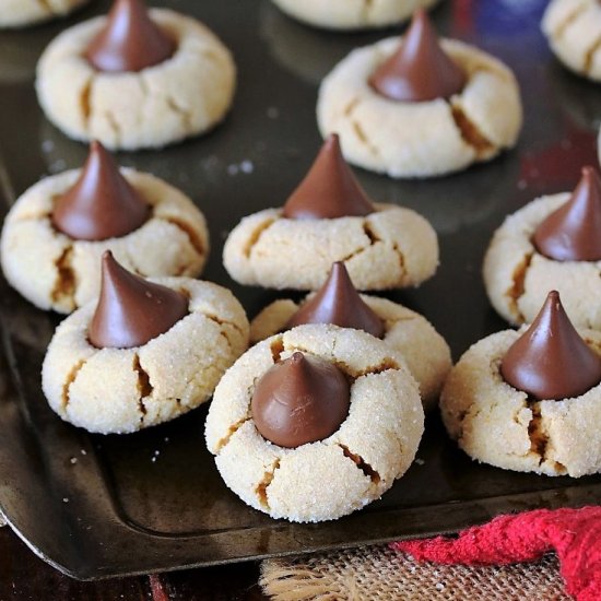 Cake Mix Peanut Butter Blossoms