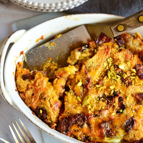 Maple and Bacon Breakfast Strata