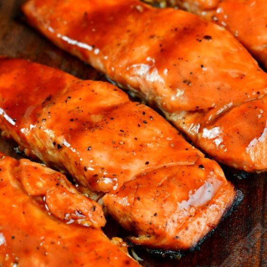 MAPLE BBQ GRILLED SALMON