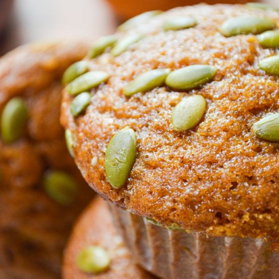 Sourdough Pumpkin Muffins