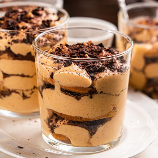 Healthy Pumpkin Tiramisu