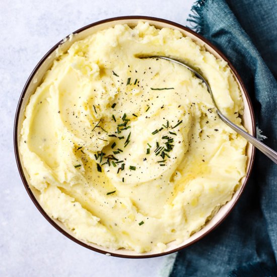 Healthy Instant Pot Mashed Potatoes