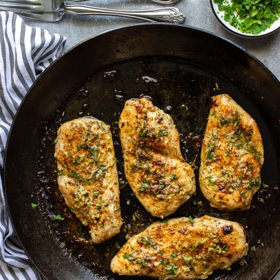 Garlic Butter Baked Chicken Breast