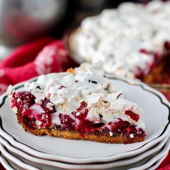 Cranberry Crackle Tart