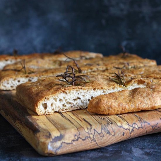 Gluten Free Focaccia Genovese